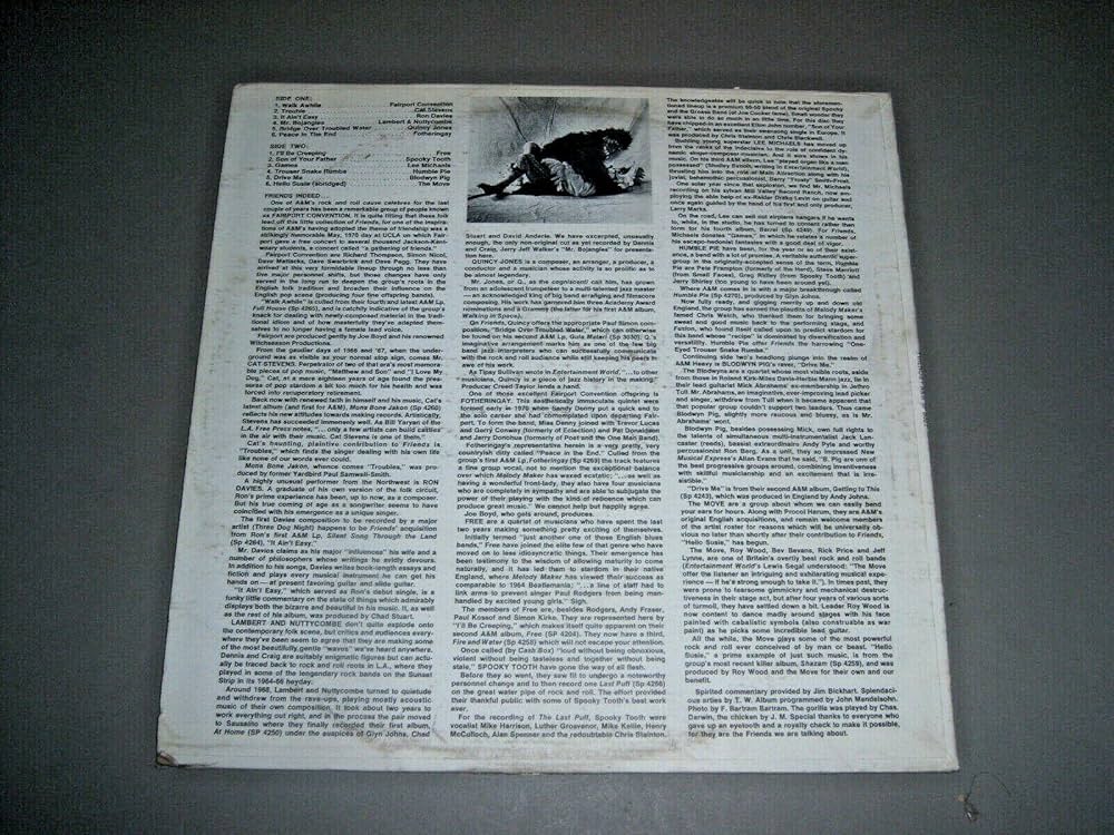 米2discs LP Various Friends 093624895497 Reprise Records /00520 Various - Friends - Lp Vinyl Record: Amazon.ca: Music